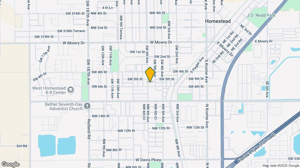 537 SW 6th Ave Map and Location Details