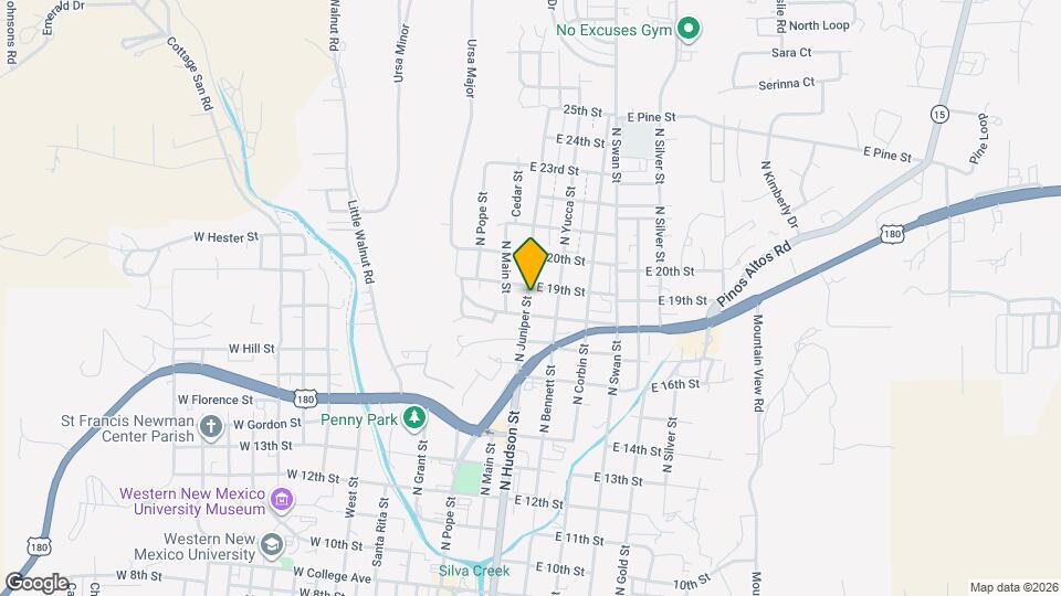 1810 N Juniper St Map and Location Details