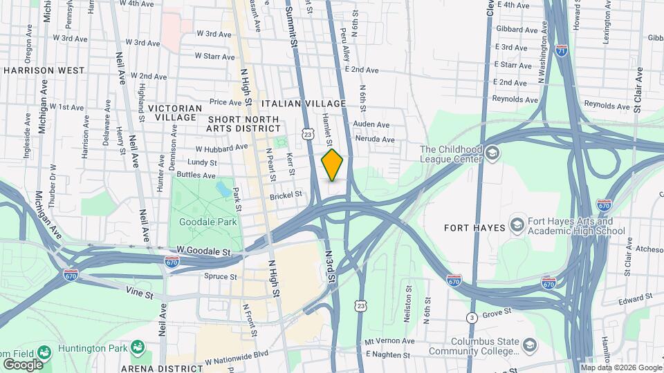 680-684 Hamlet St Map and Location Details