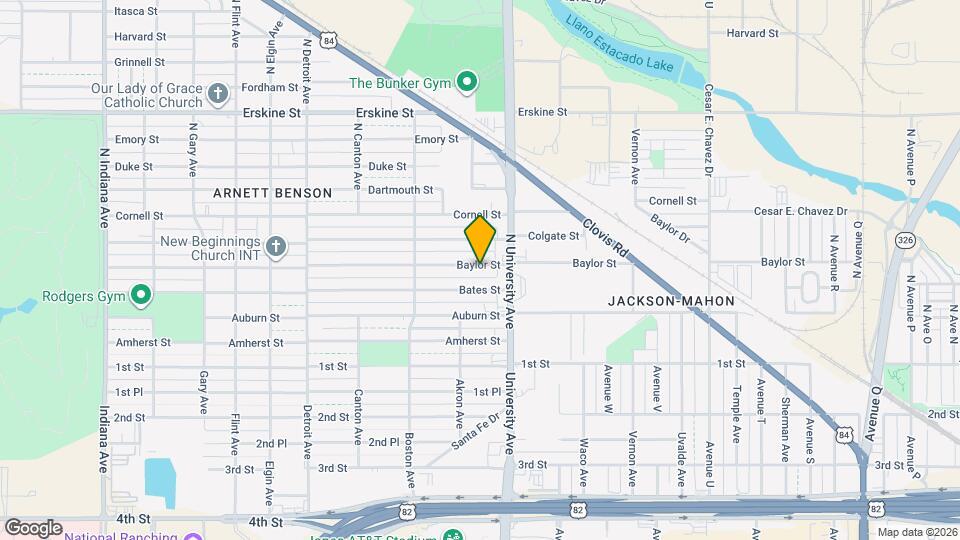 2515 Baylor St Map and Location Details