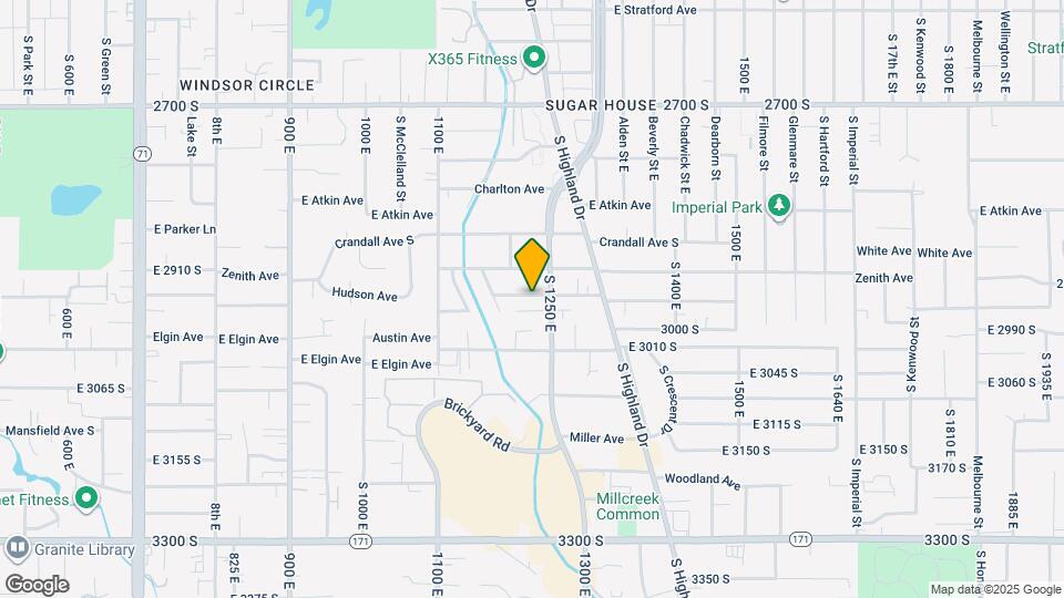 1220 E Hudson Ave Map and Location Details