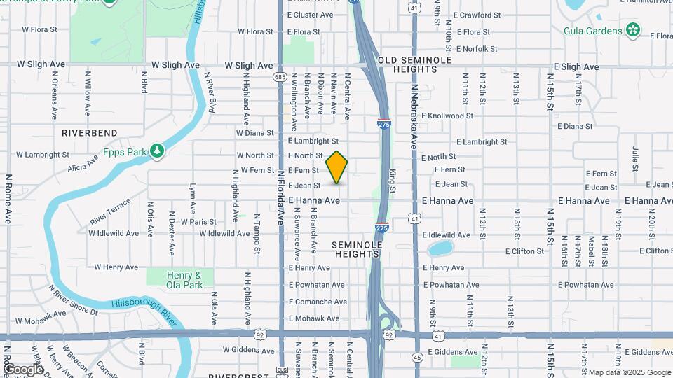 405 E Jean St Map and Location Details