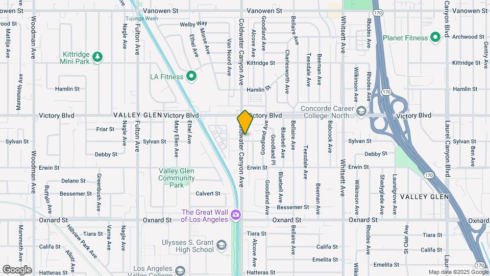 6300-6304 Coldwater Canyon Ave Mapa y Detalles de la Ubicación