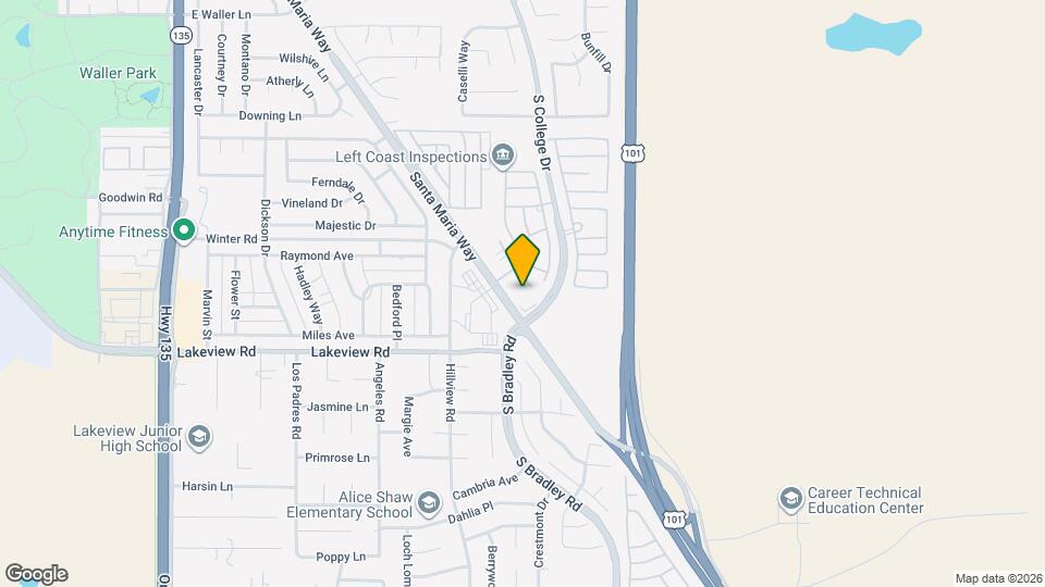 3490 Santa Maria Way Map and Location Details