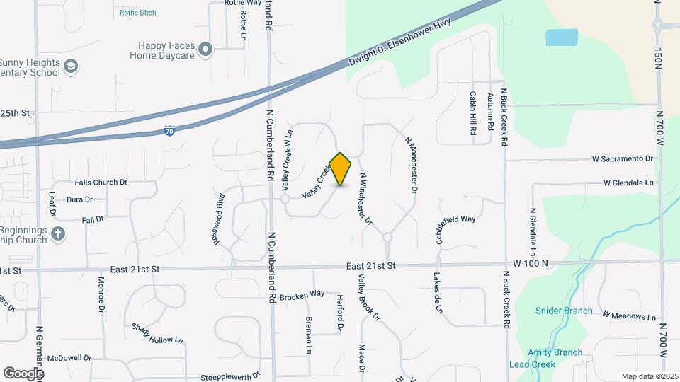 2265 Valley Creek E Ln Map and Location Details