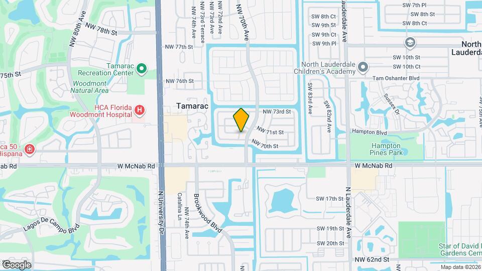 7002 NW 71st Ave Map and Location Details