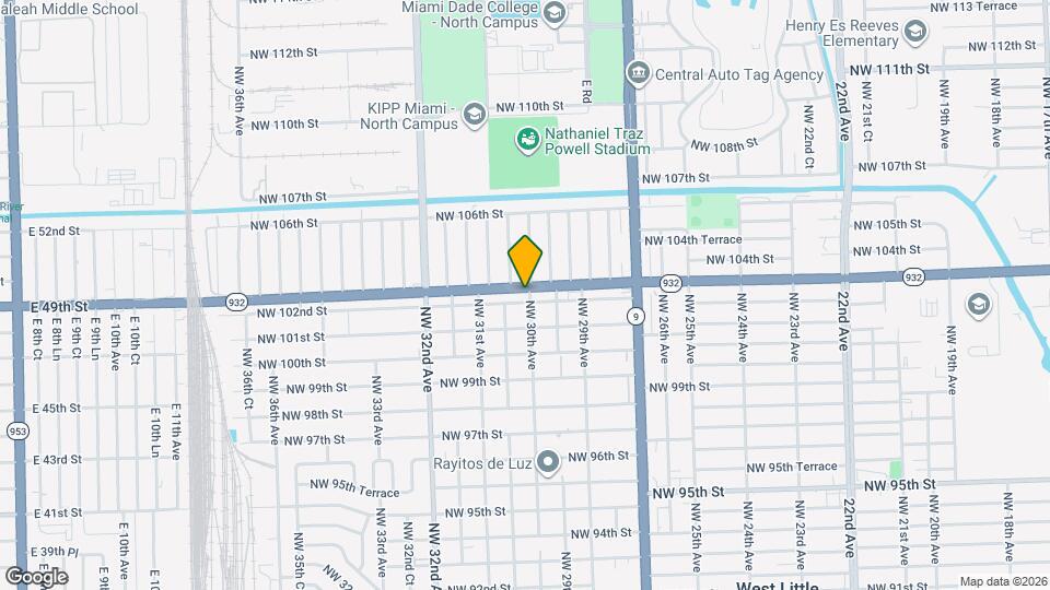 3001 NW 102nd St Map and Location Details