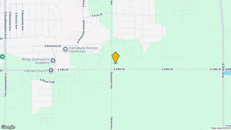 3 Bedroom Acreage in Southeast Sioux Falls Map and Location Details