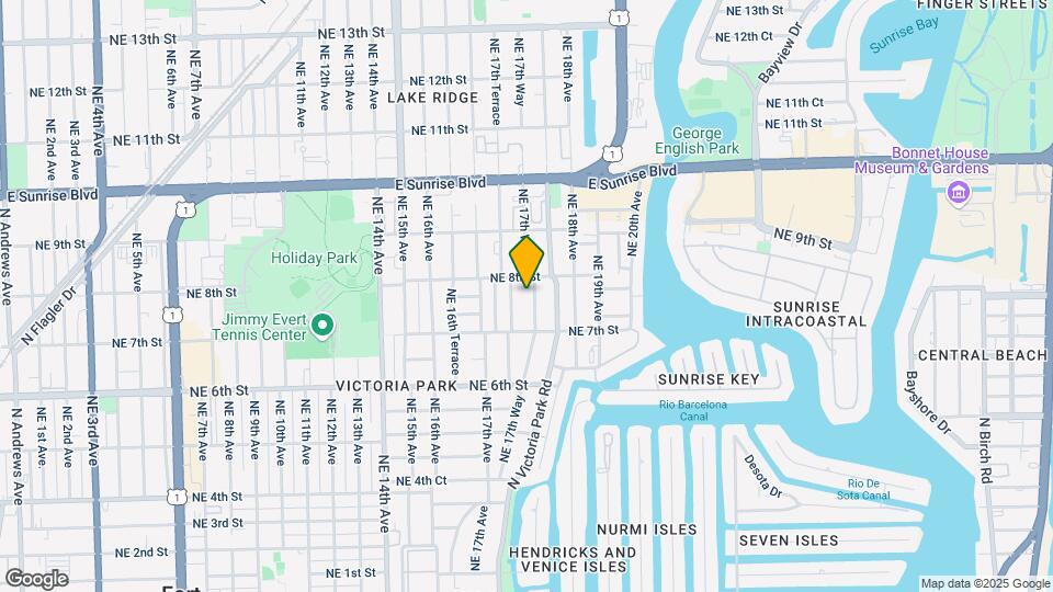 727 NE 17th Way, Unit 0421 Map and Location Details