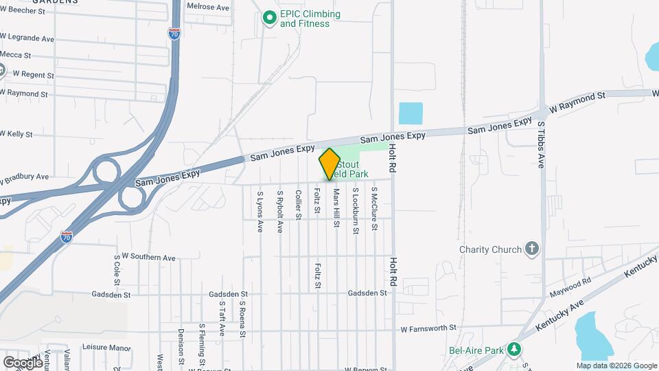 2402 Mars Hill St Map and Location Details