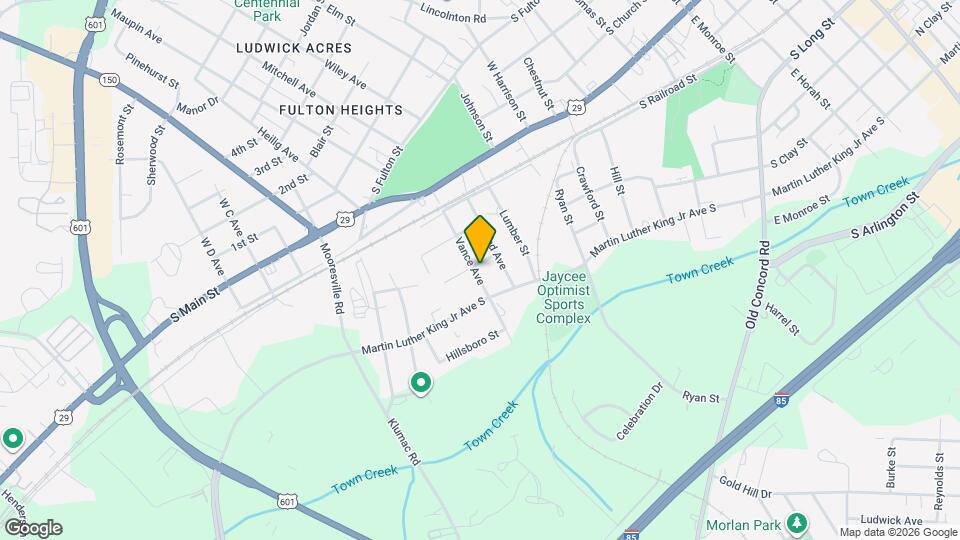 406 Vance Ave Map and Location Details