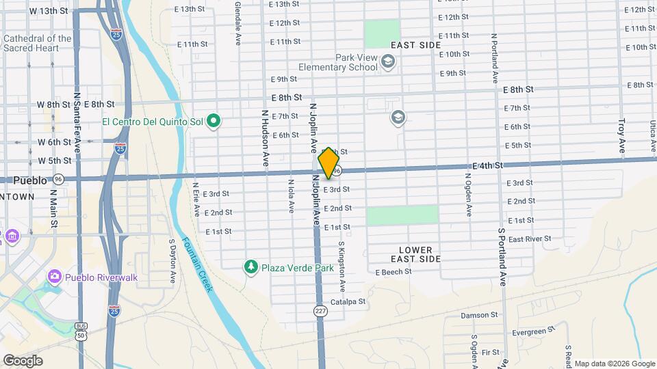 1117 E 3rd St Map and Location Details