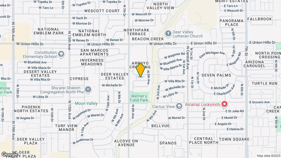 532 W Villa Rita Dr Map and Location Details