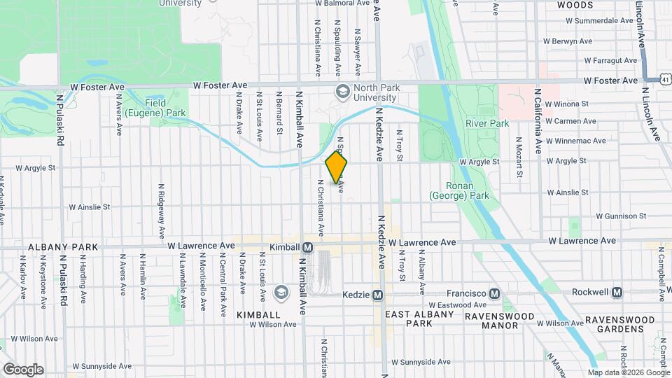 4918 N Spaulding Ave Map and Location Details