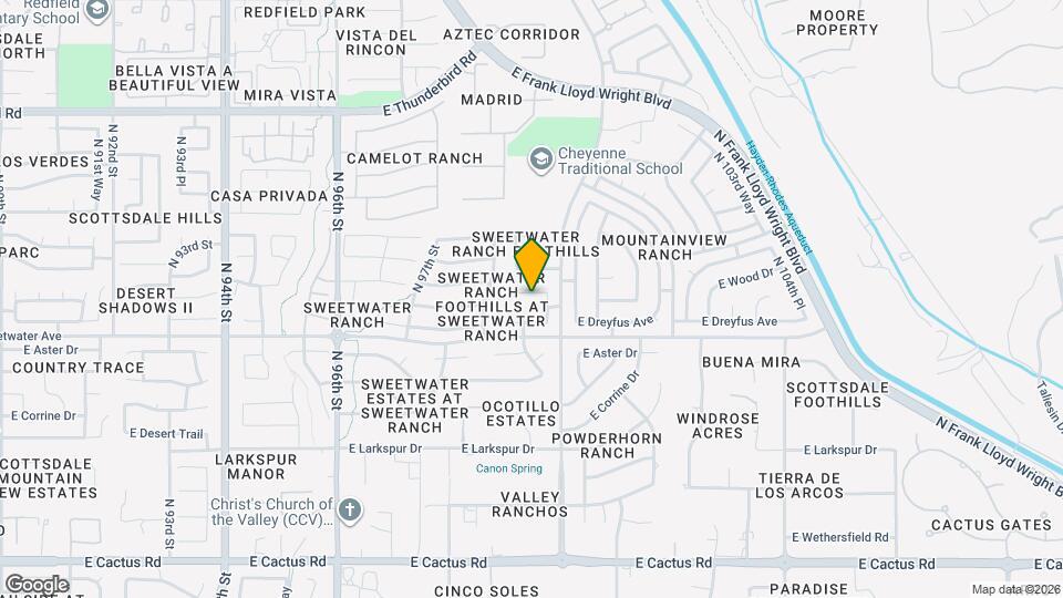 9907 E Wood Dr Map and Location Details