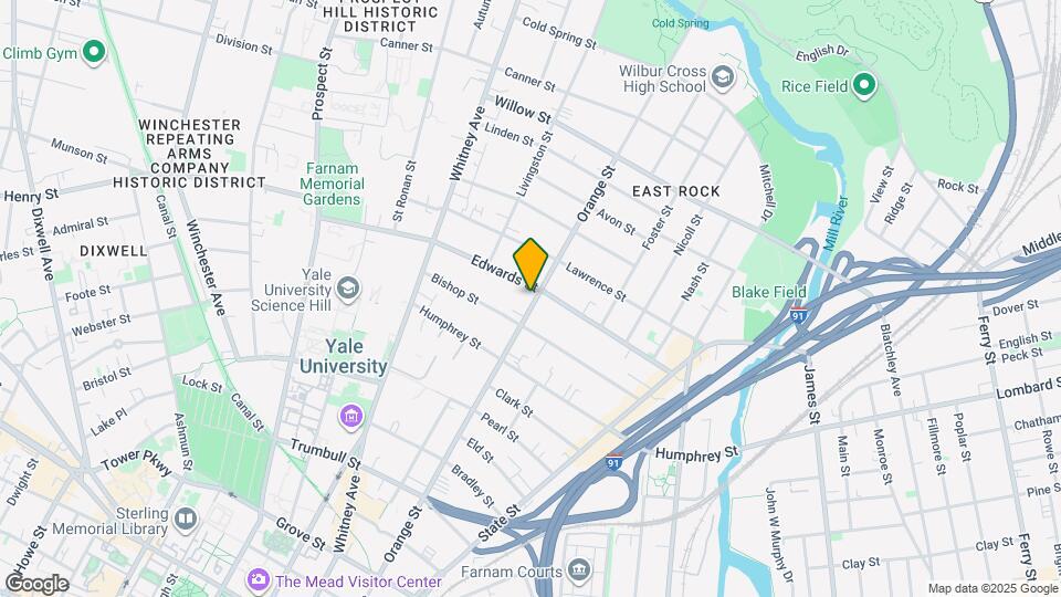 642 Orange St, Unit 3rd Floor Apartment Map and Location Details