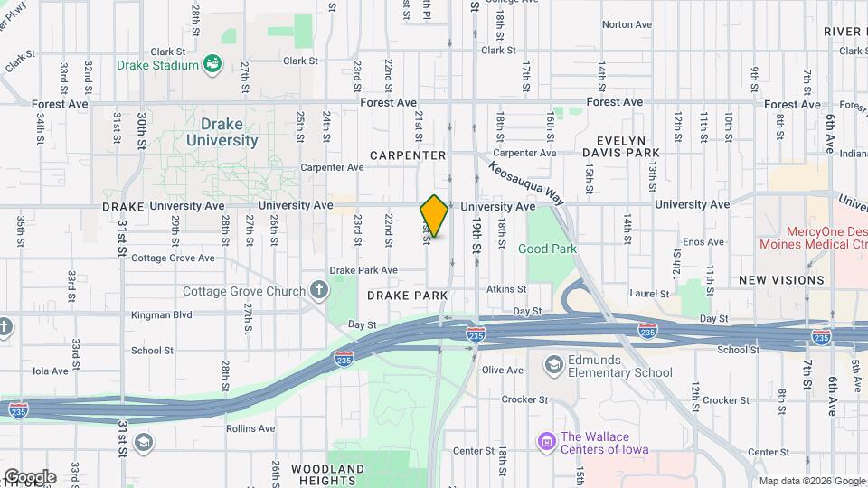 1145 21st St Map and Location Details