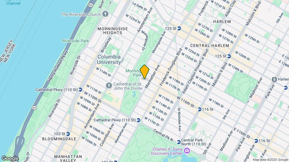 362-368 W 116th St Mapa y Detalles de la Ubicación