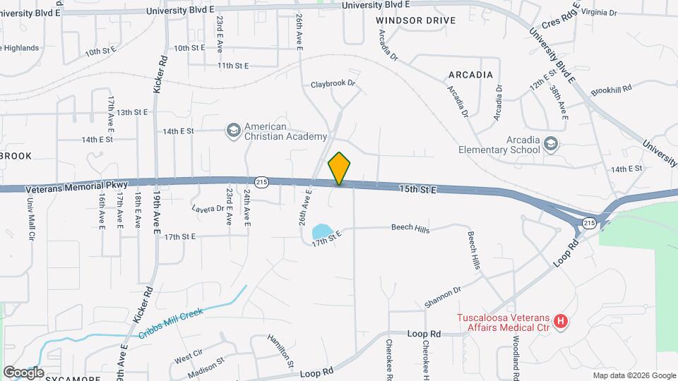 2715 Veterans Memorial Pkwy Map and Location Details