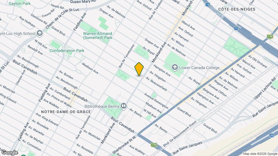 Manoir Monkland Map and Location Details