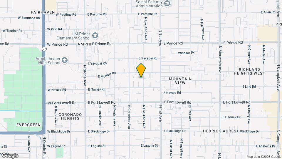 3341 N Los Altos Ave Mapa y Detalles de la Ubicación