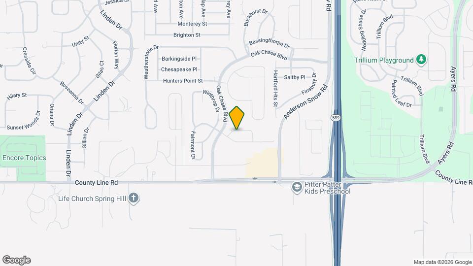 13562 Paddington Wy Map and Location Details