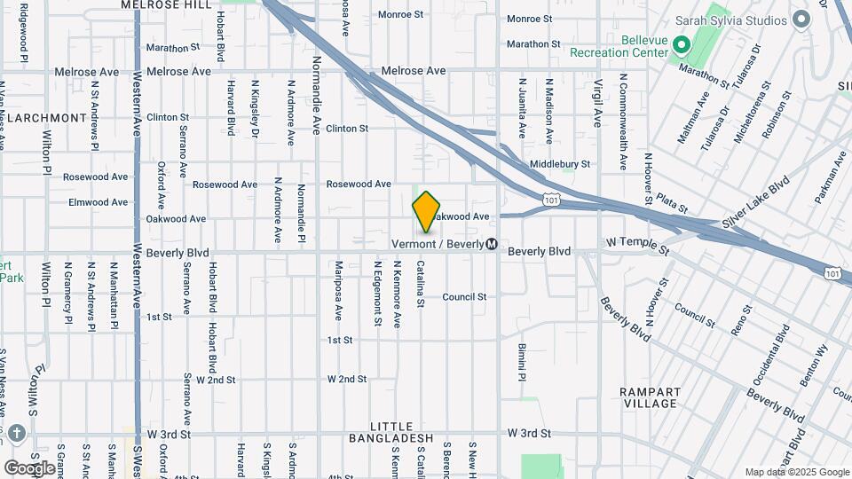 310 N Heliotrope Dr Map and Location Details
