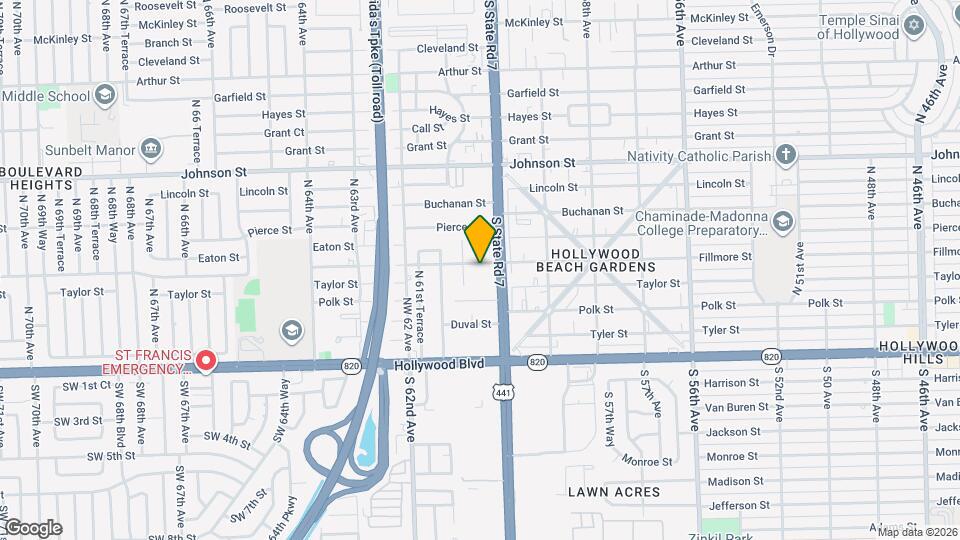 6014 Fillmore St Map and Location Details