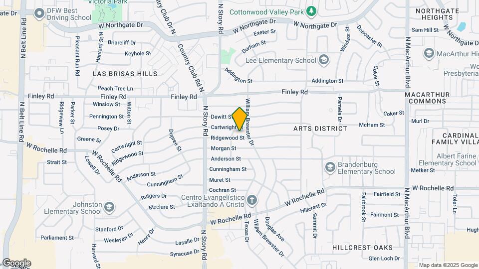 2109 Ridgewood St Map and Location Details