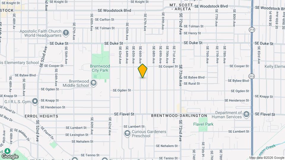 7006 SE 66th Ave, Unit 1 Map and Location Details