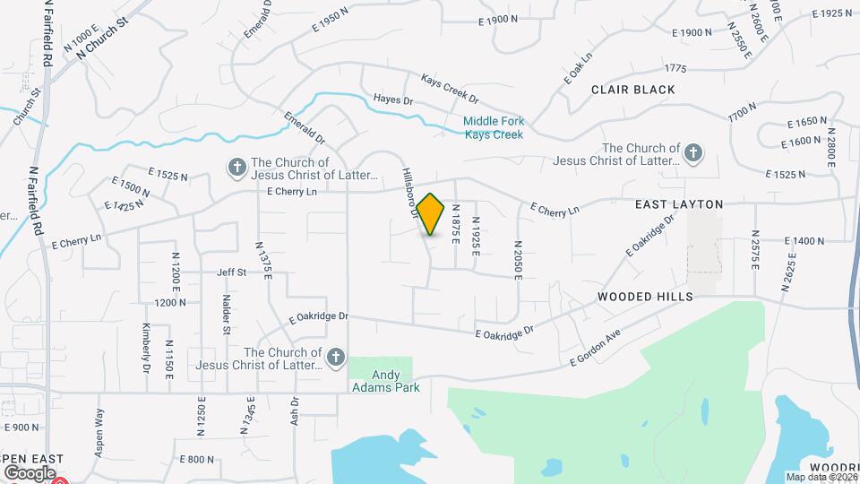 1342 Hillsboro Dr, Unit Basement Map and Location Details