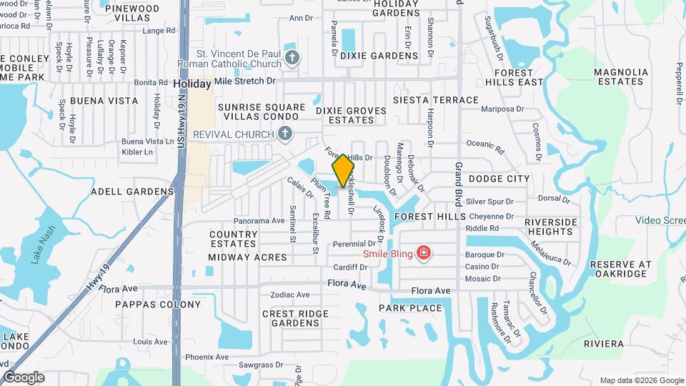 1550 Roundtree Rd Map and Location Details