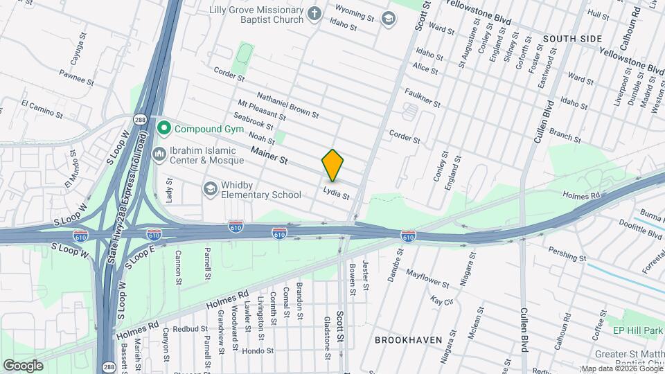 3813 Lydia St, Unit Unit A Map and Location Details