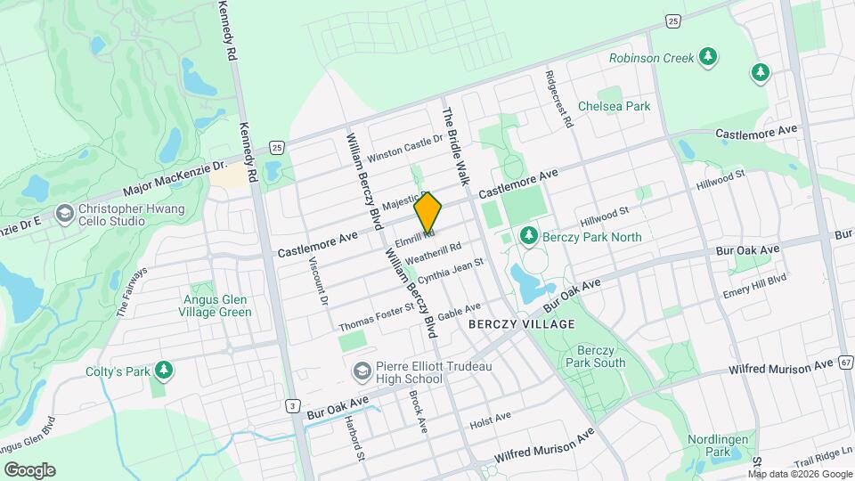 105 Elmrill Rd Map and Location Details