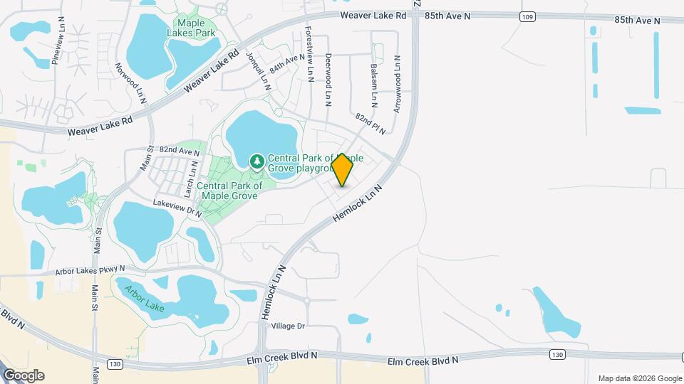 8055 Arrowwood Ln N Map and Location Details