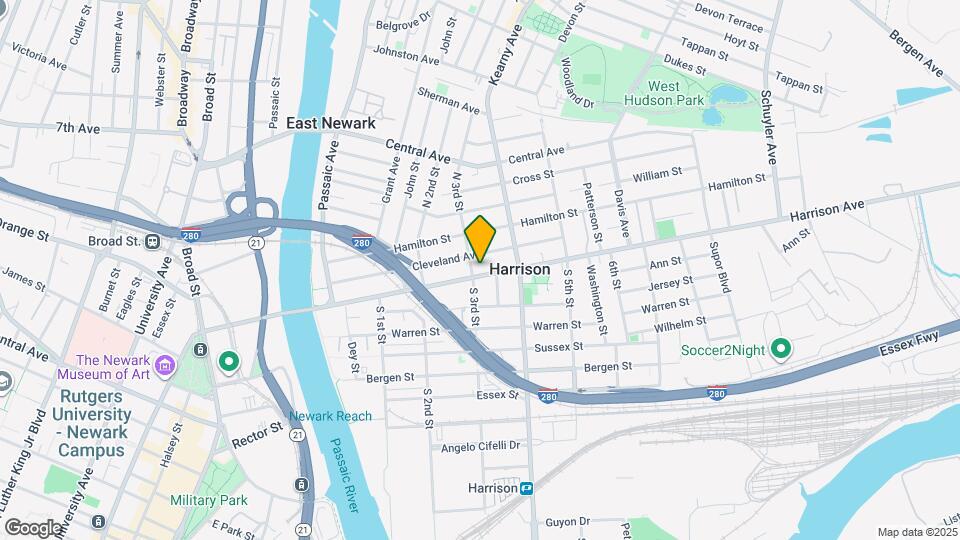 304 Harrison Ave, Unit 1F Mapa y Detalles de la Ubicación