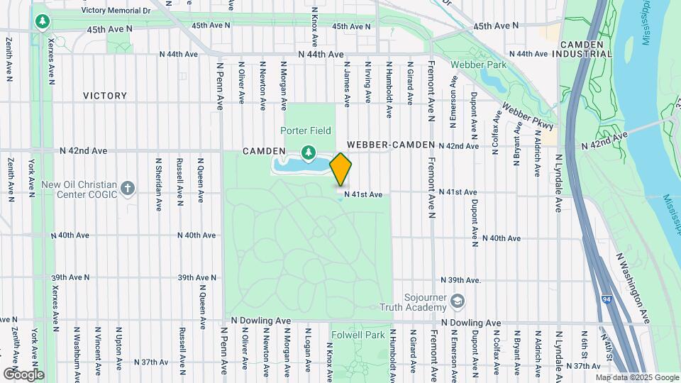 4101 N James Ave Map and Location Details