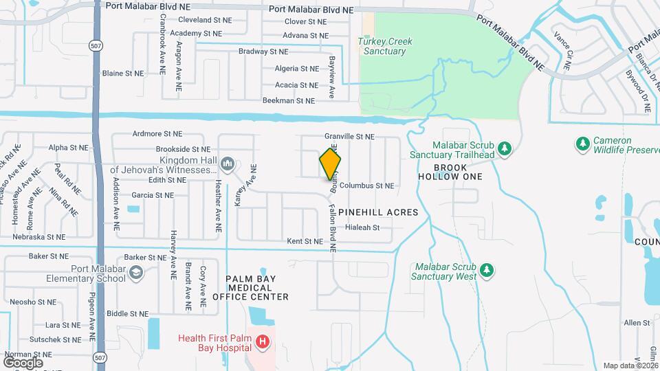 516 Bounty Ave NE Mapa y Detalles de la Ubicación