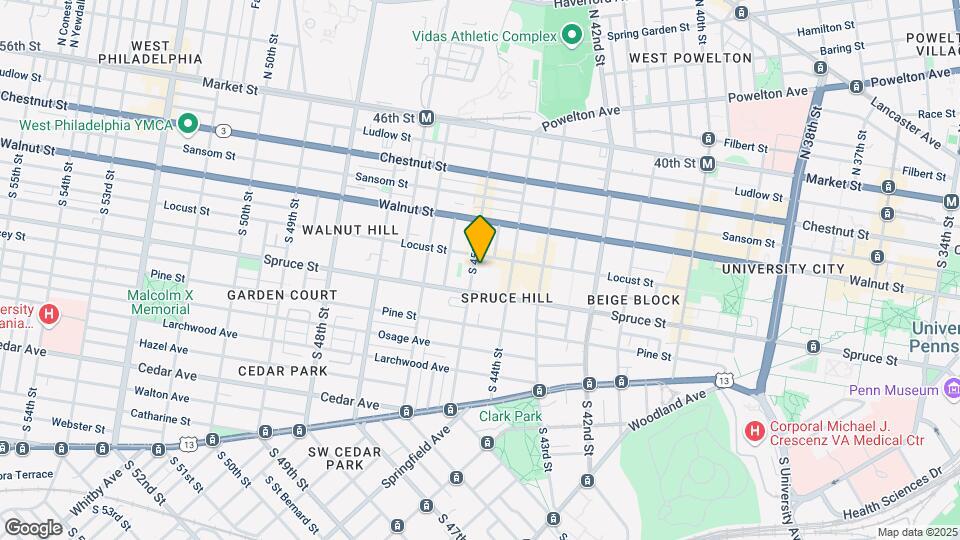 The Gardens on 45th Street Mapa y Detalles de la Ubicación