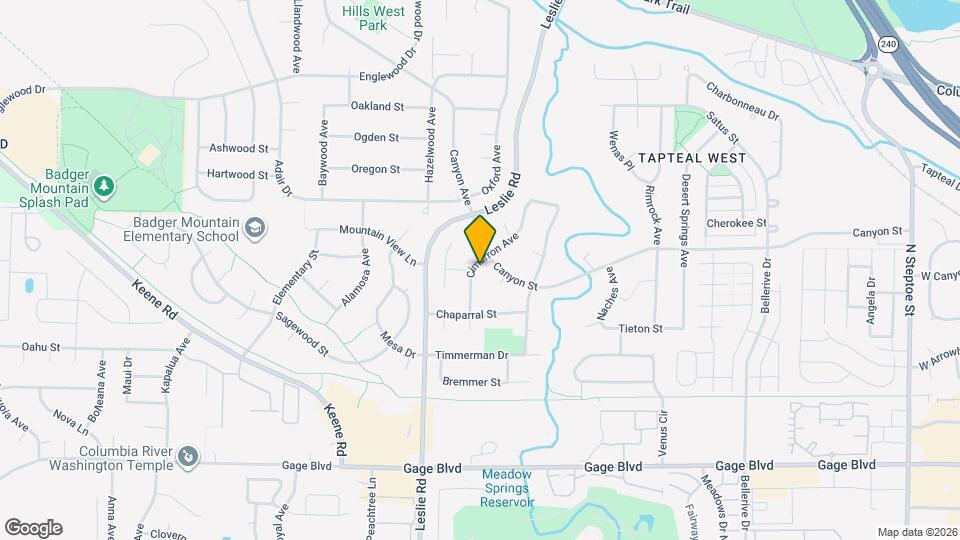 1506 Cimarron Ave Map and Location Details