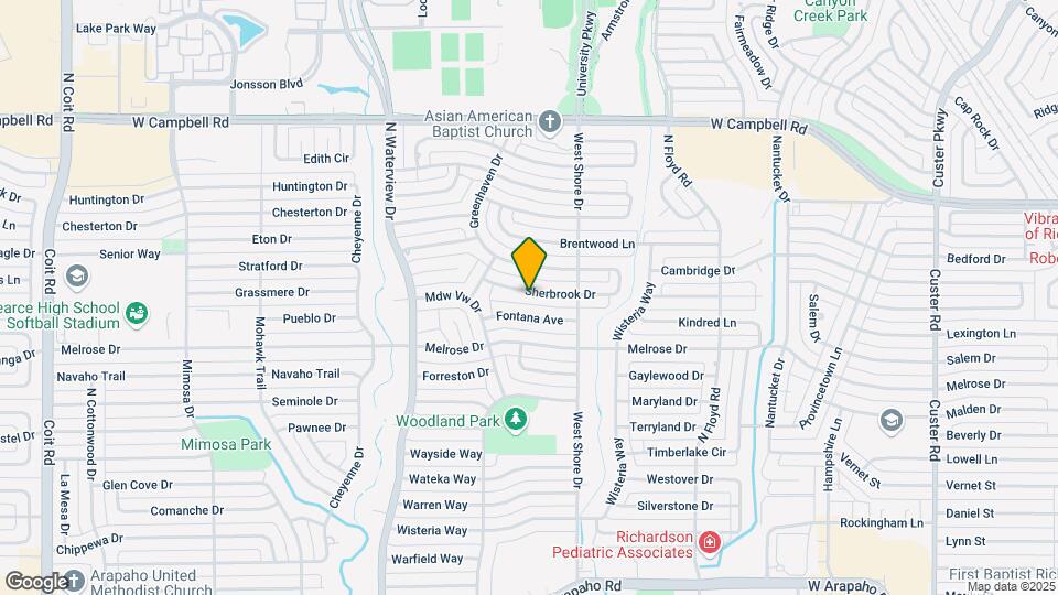 817 Sherbrook Dr Map and Location Details