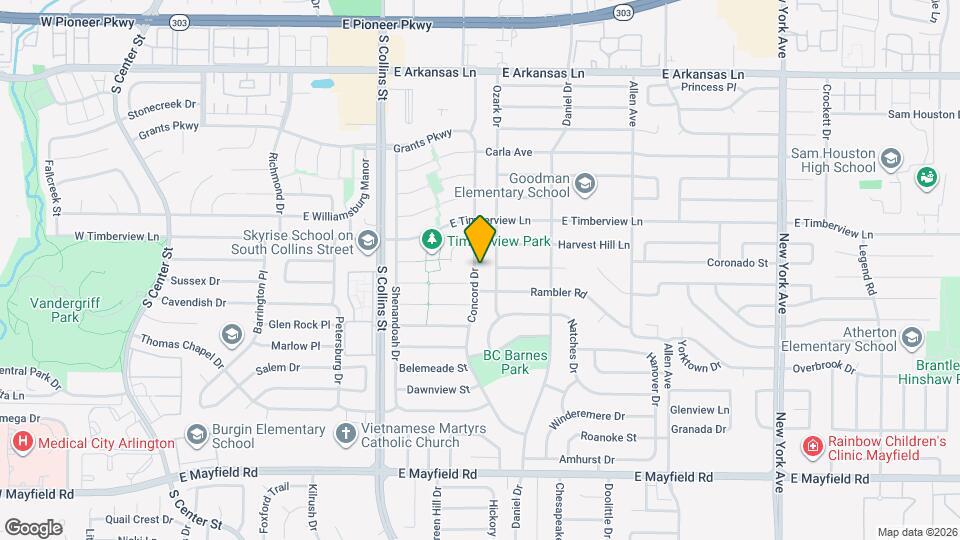 2717 Concord Dr Map and Location Details