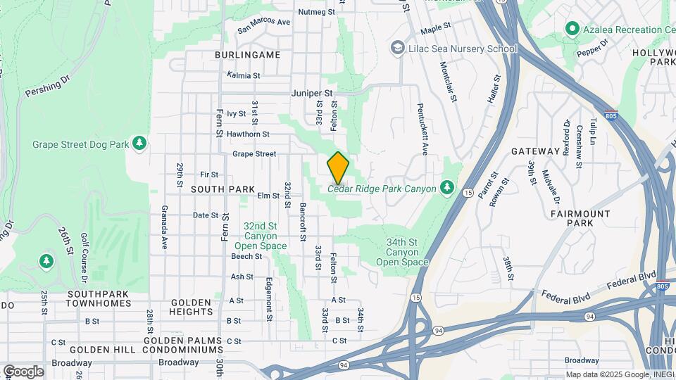 1807 Felton St Map and Location Details