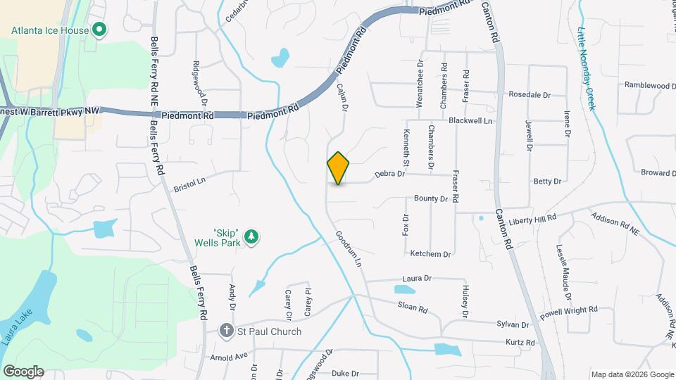 480 Debra Dr Map and Location Details