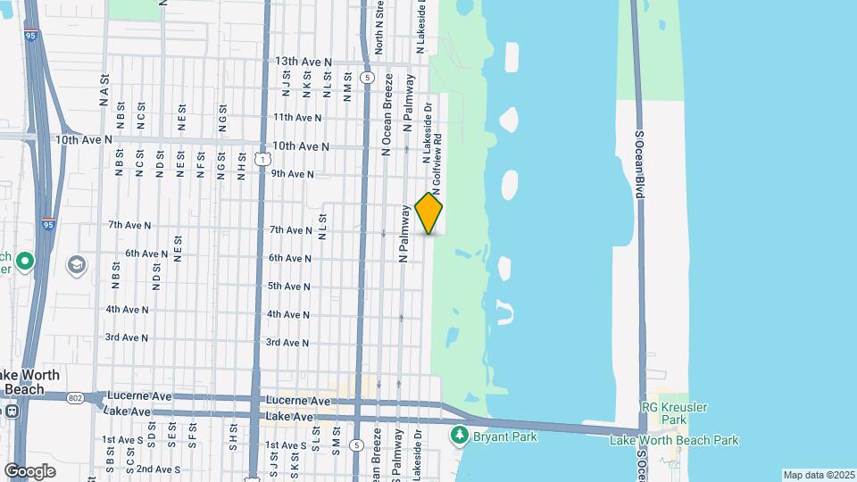 626 N Lakeside Dr Map and Location Details