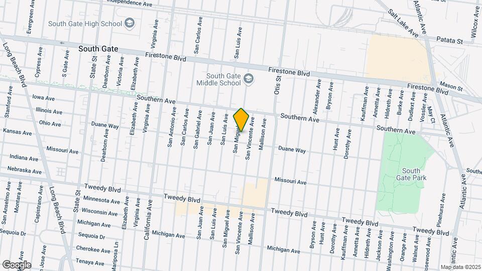 9400 San Miguel Ave Map and Location Details