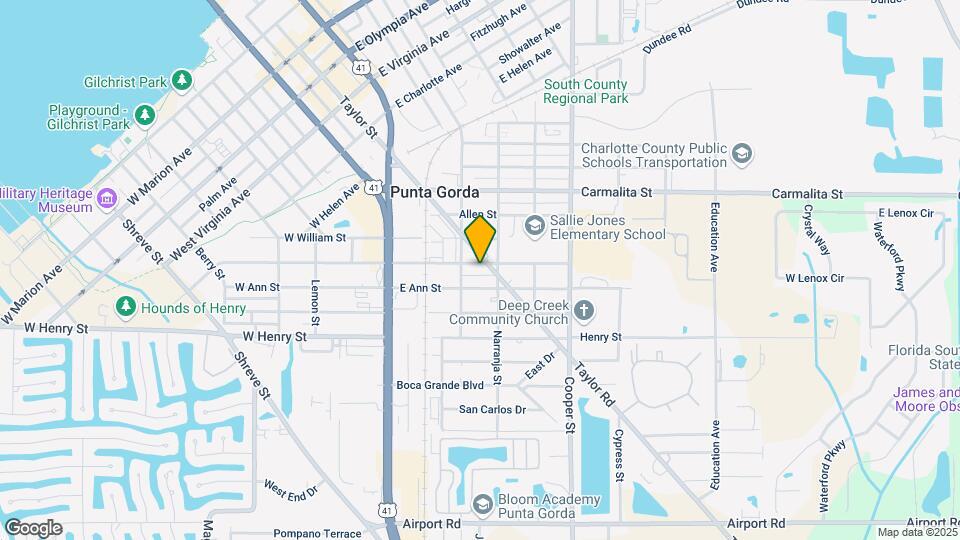 317 E McKenzie St Mapa y Detalles de la Ubicación