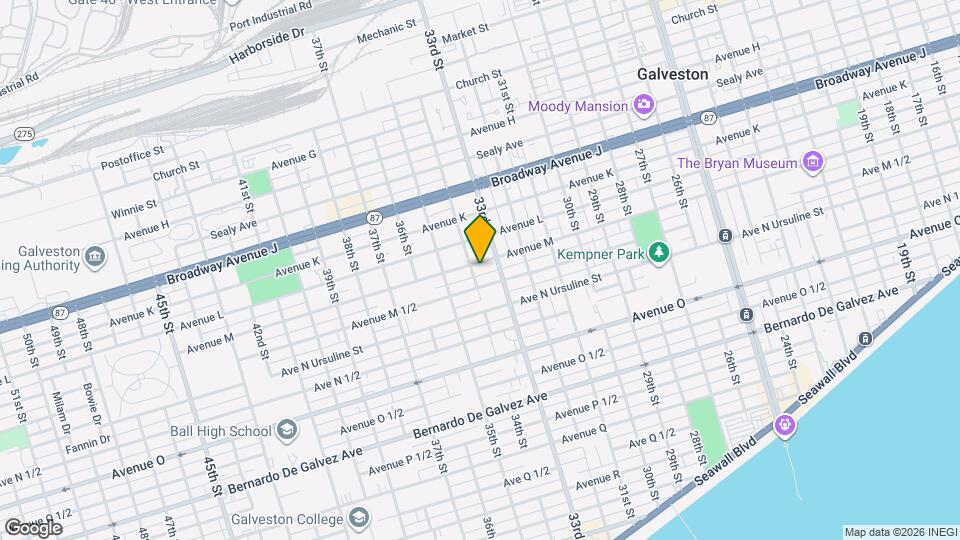 3321 Avenue M Map and Location Details