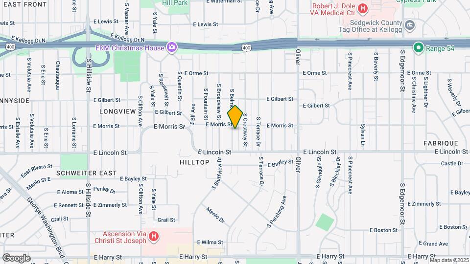 814 S Belmont St Map and Location Details