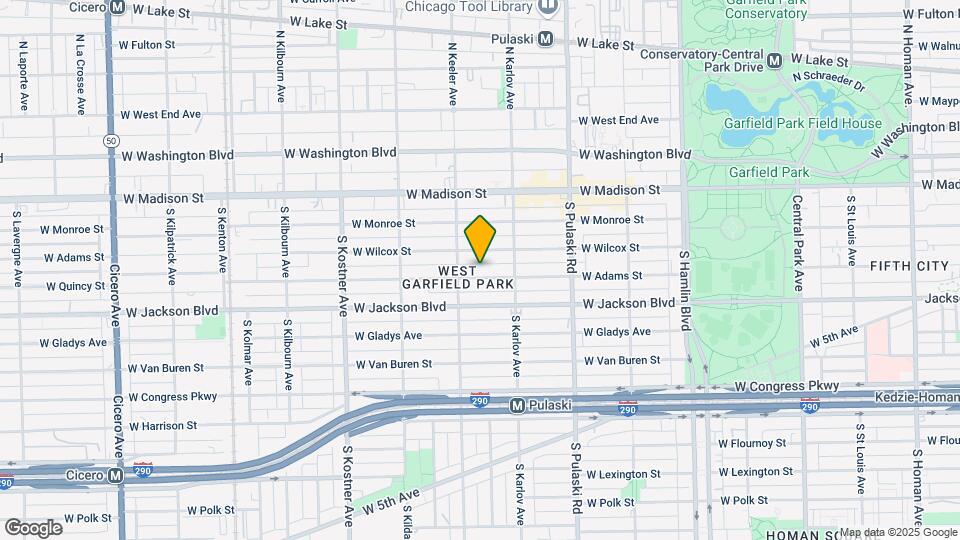 4136 W Adams St-Unit -2 Map and Location Details